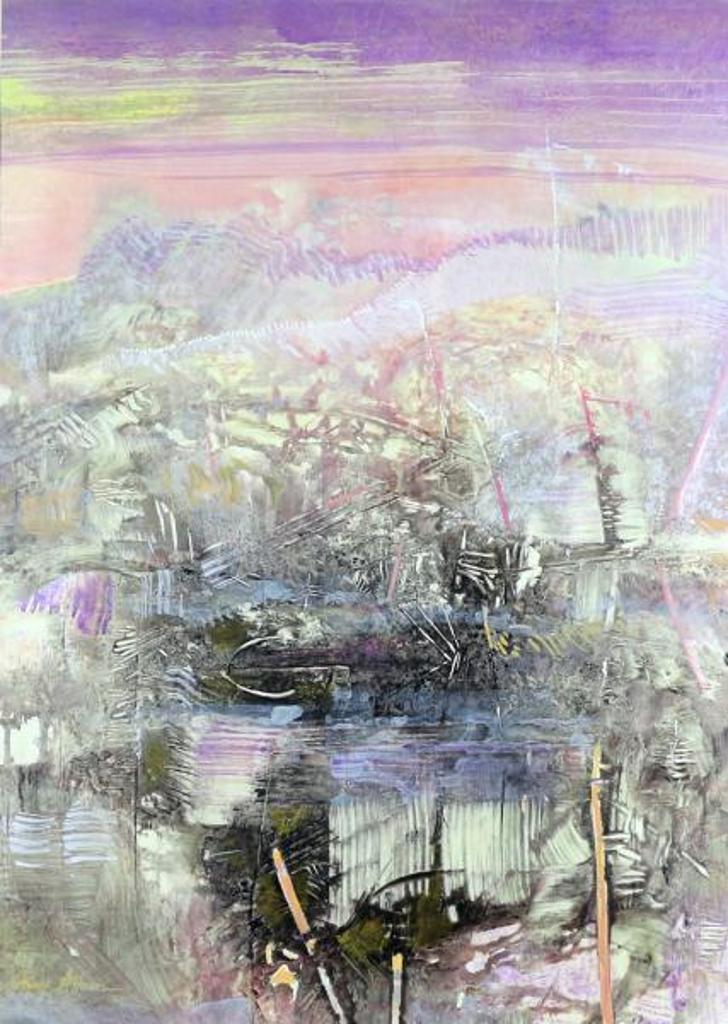Tony Allison (1946) - Abstract Mountain Landscape; 1994