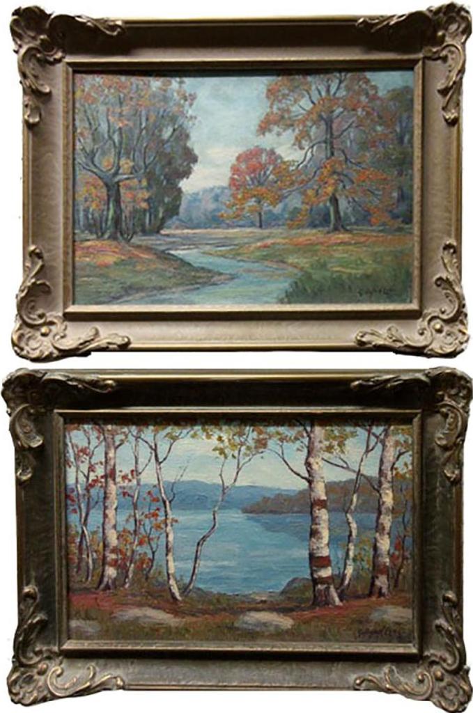 Gordon Owen Lang - Autumn Gold & Lake Kashagawigamog, Haliburton