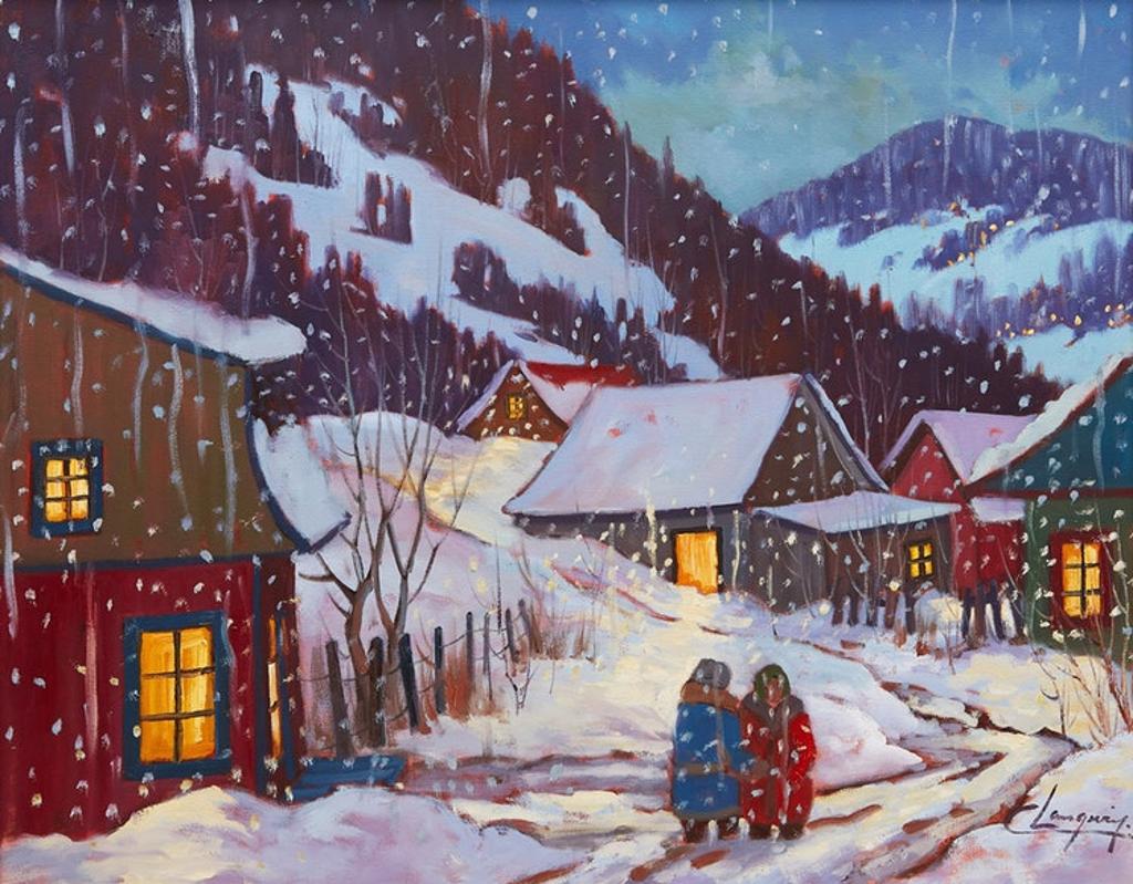 Claude Langevin (1942-2024) - Neige mouilleé