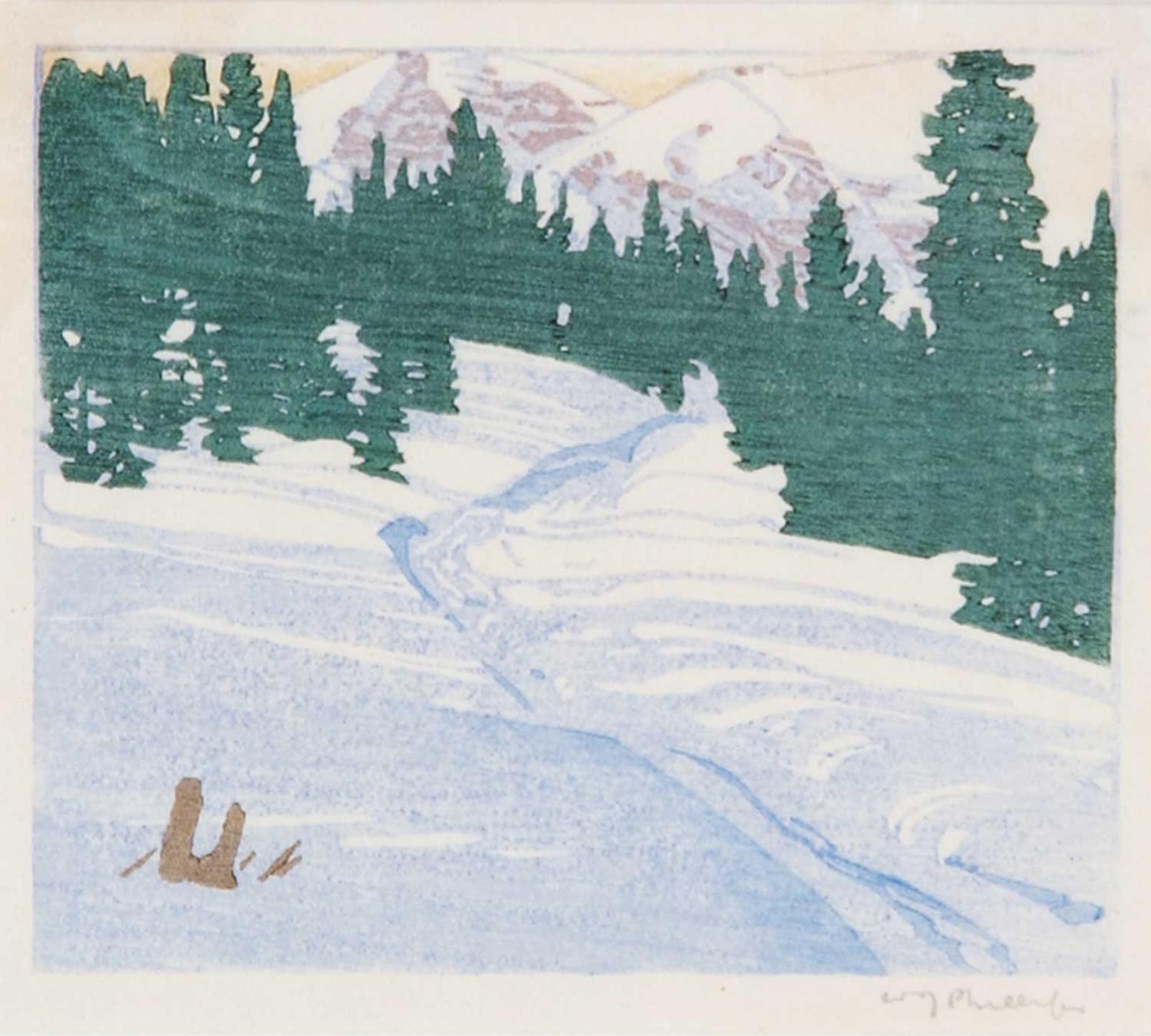 Walter Joseph (W.J.) Phillips (1884-1963) - Trail from Skoki