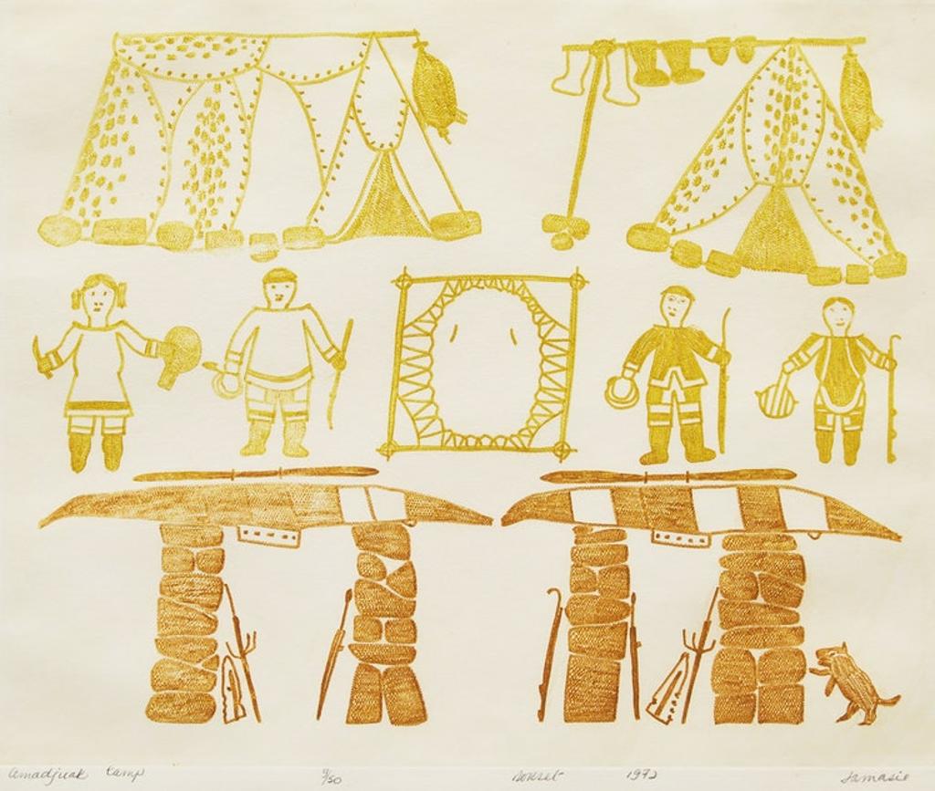 Jamasie Teevee (1910-1985) - Amadjuak Camp