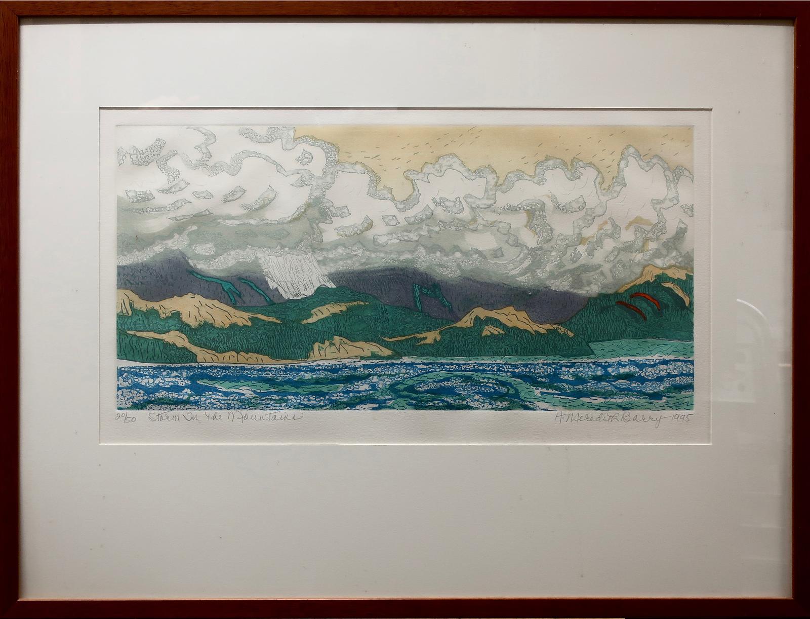 Anne Meredith Barry (1932-2003) - Storm In The Mountains