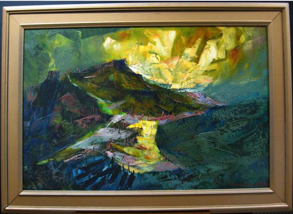John Saarniit (1909-1982) - Aurora Borealis