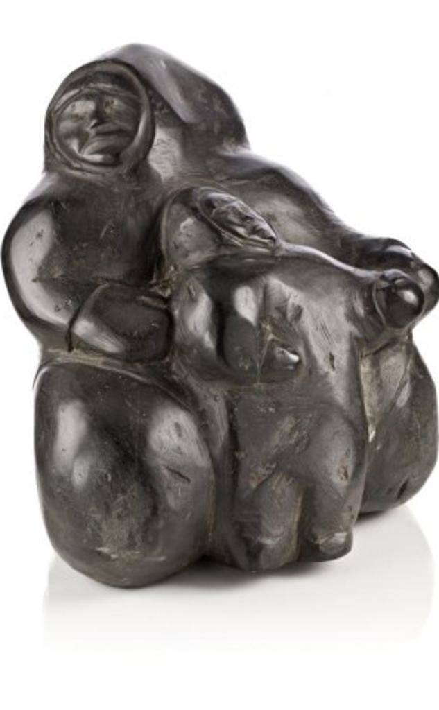 Paul Toolooktook (1947-2003) - Mother and Child