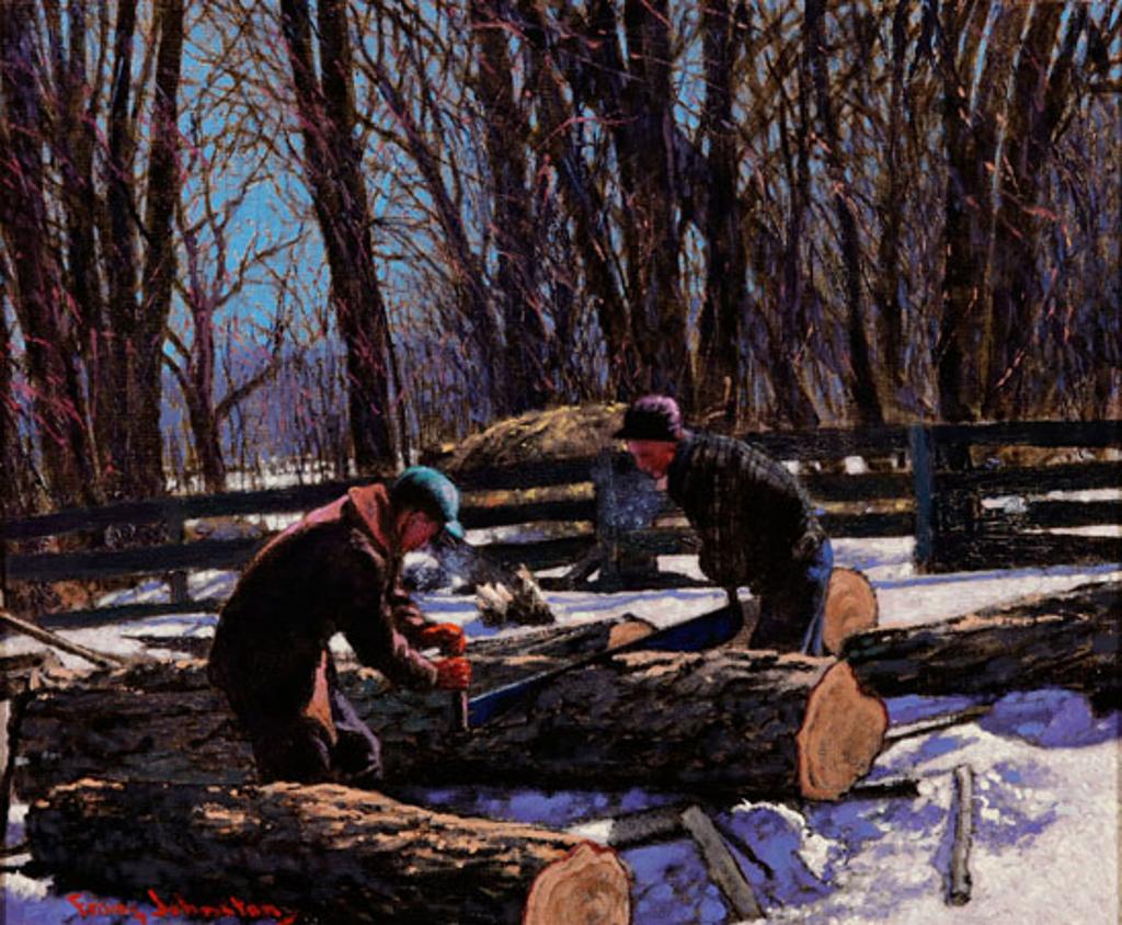 Frank (Franz) Hans Johnston (1888-1949) - Warming Work