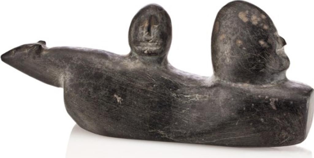 Michael Tutannuaq (1908) - Human and Animal Heads, ca. early-mid 1970s