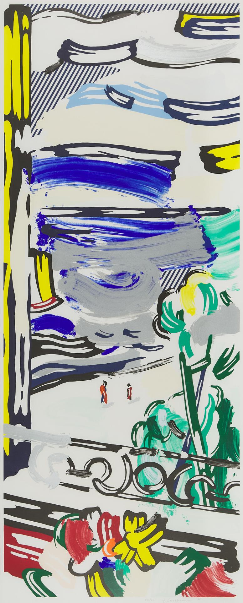 Roy Lichtenstein (1923-1997) - View From The Window (From