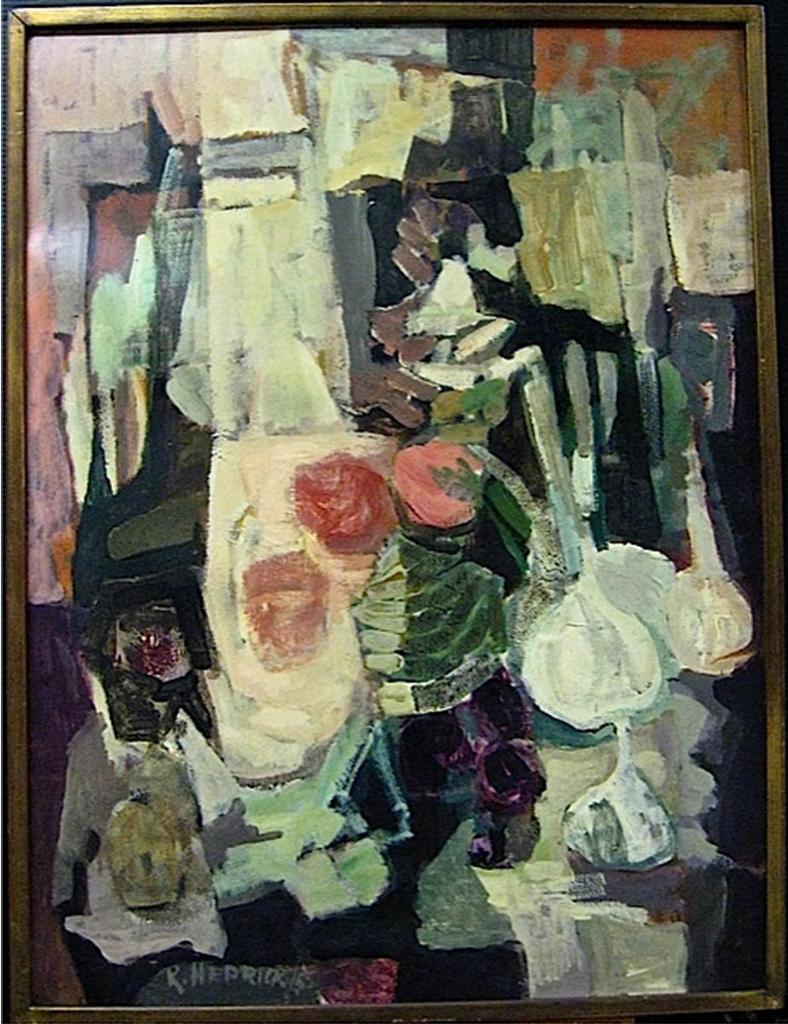 Robert Burns Hedrick (1930-2021) - Pink Fruits With Onions