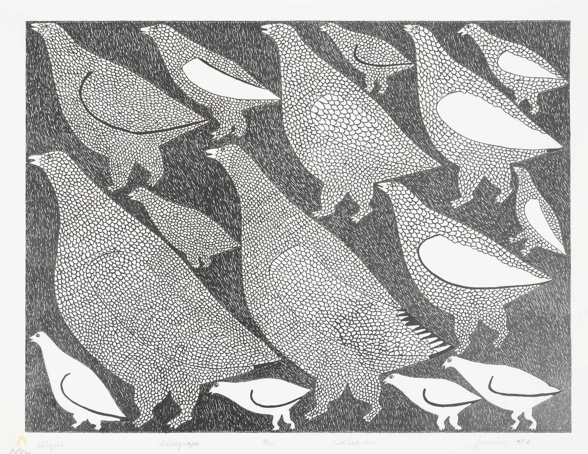 Jamasie Teevee (1910-1985) - Ahigiit, 1977