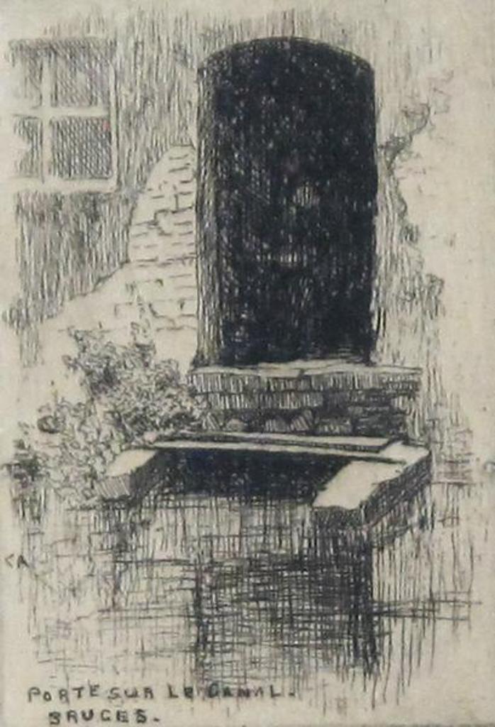 Caroline Helena Armington (1875-1939) - Le Saule, Bruges; 1910