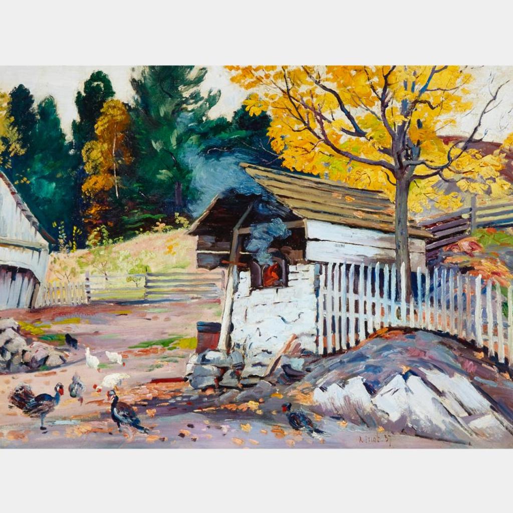 Robert Wakeham Pilot (1898-1967) - Farm In Autumn