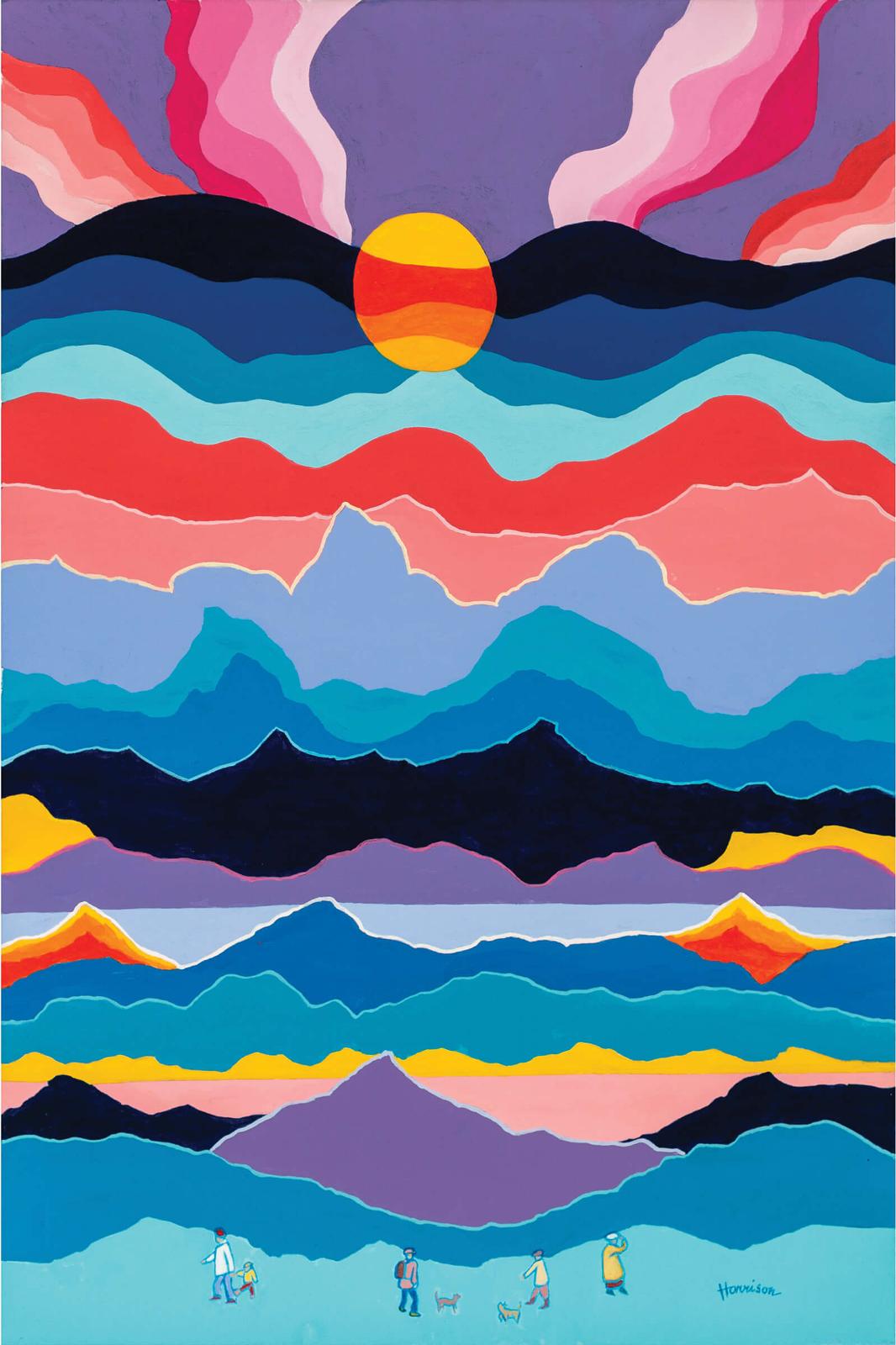 Ted Harrison (1926-2015) - Yukon Sun