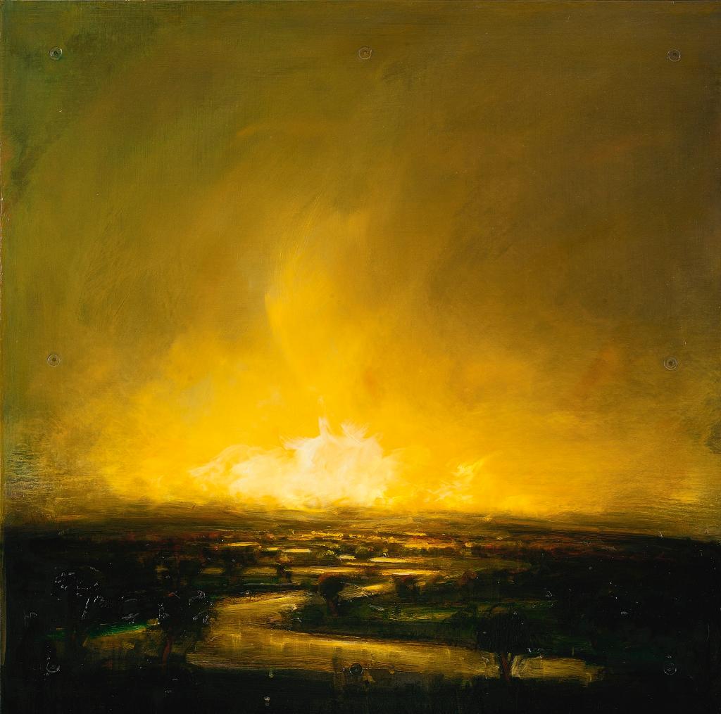 David Charles Bierk (1944-2002) - Vertical Cloud Study #2, Catskill Midday