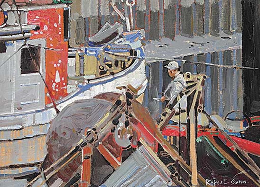 Robert Douglas Genn (1936-2014) - Among the Seiners, Steveston, B.C.