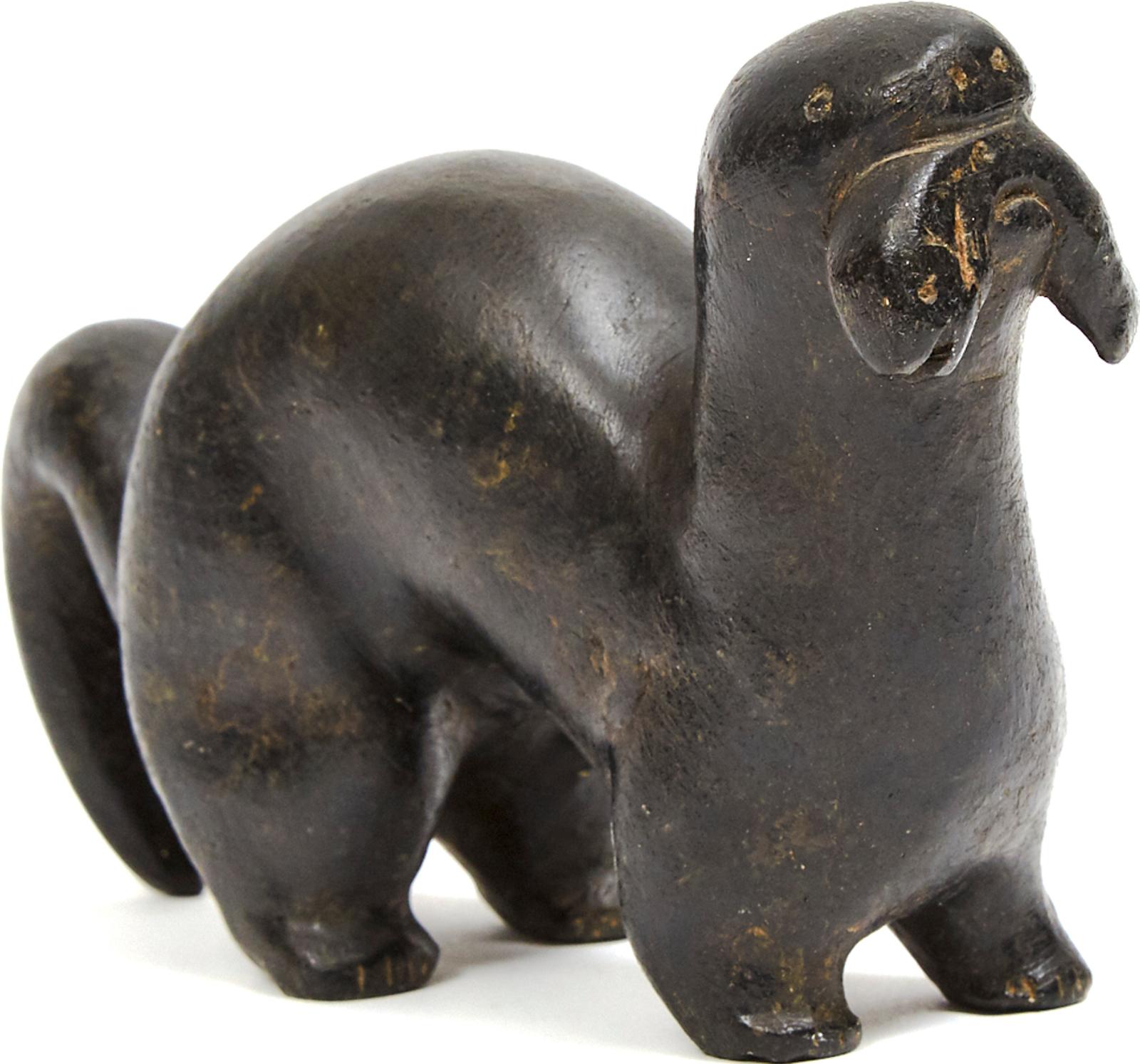 Eli Weetaluktuk (1952) - Otter With Fish