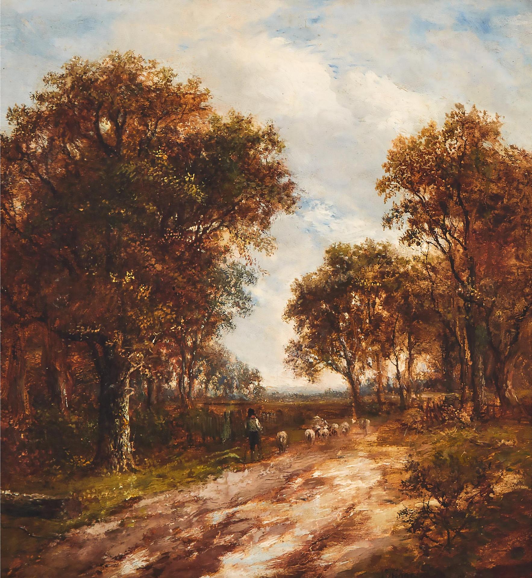 Joseph T. Thors (1835-1920) - To The Barn