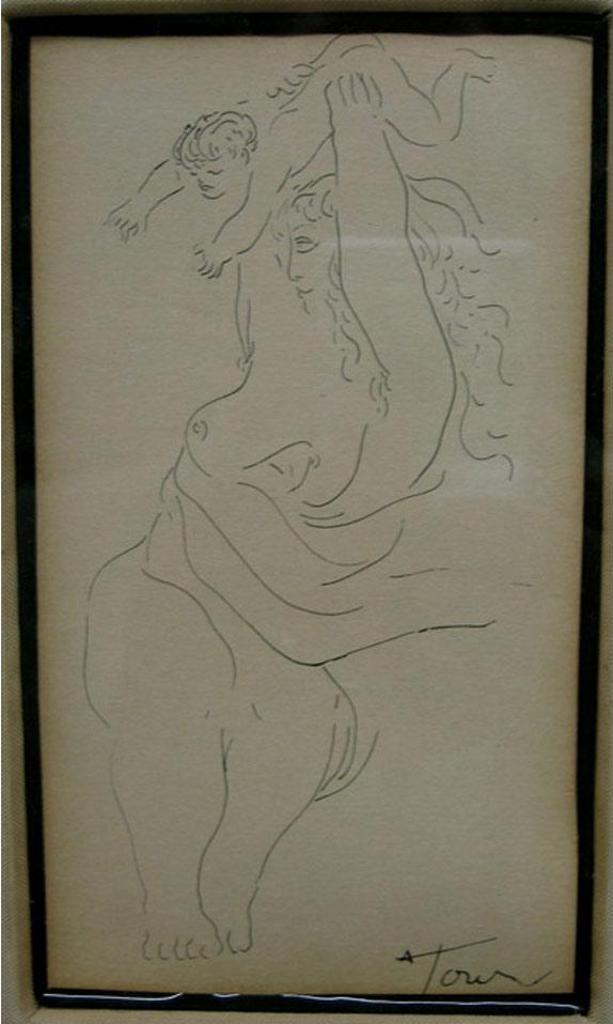 Harold Barling Town (1924-1990) - Mother And Child