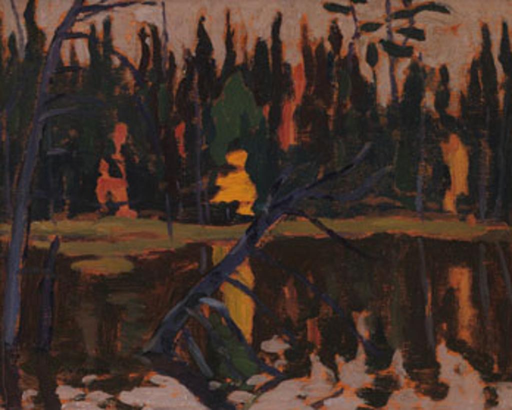 Alexander Young (A. Y.) Jackson (1882-1974) - A Beaver Lake, Algoma