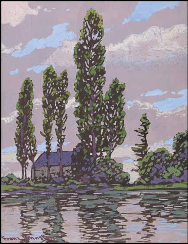 Frank (Franz) Hans Johnston (1888-1949) - Landscape with Trees and House