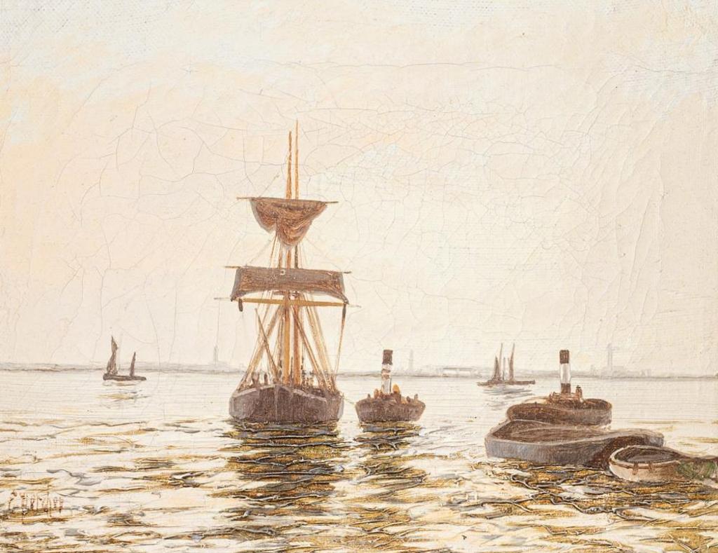 E. Bercher - oil on canvas