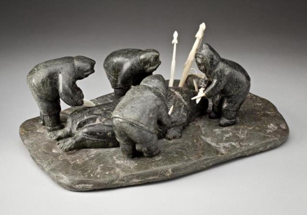 Ennutsiak (1896-1967) - Walrus Flensing Scene