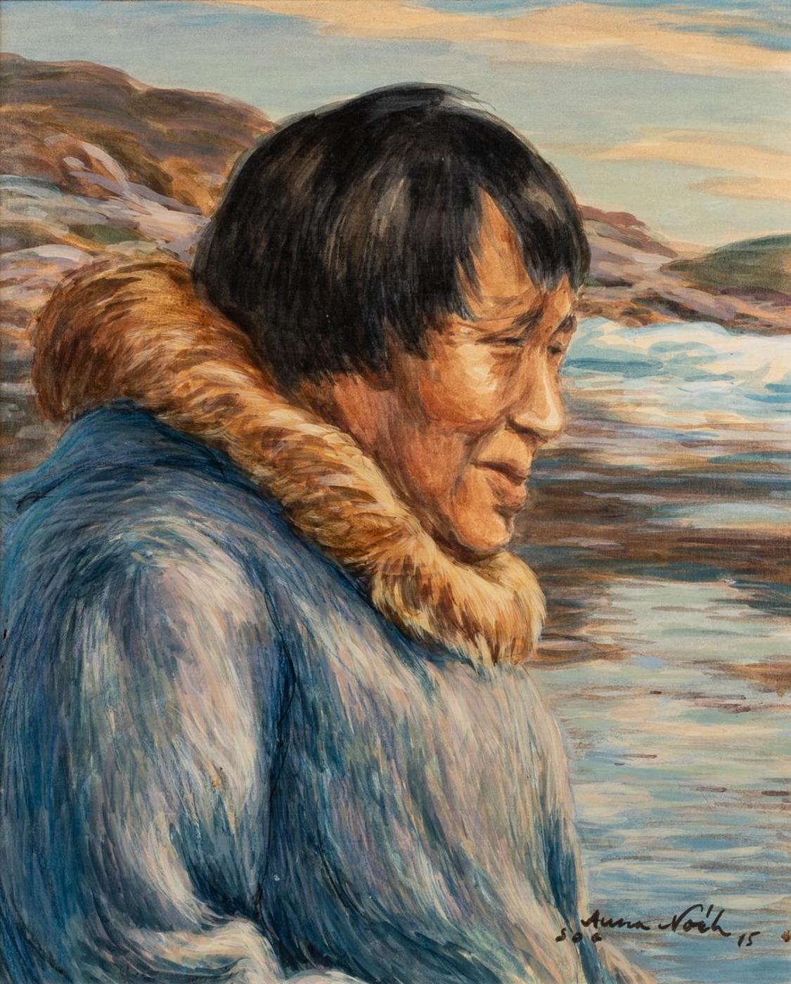 Anna T. Noeh (1926-2016) - An Elder in Blue Parka