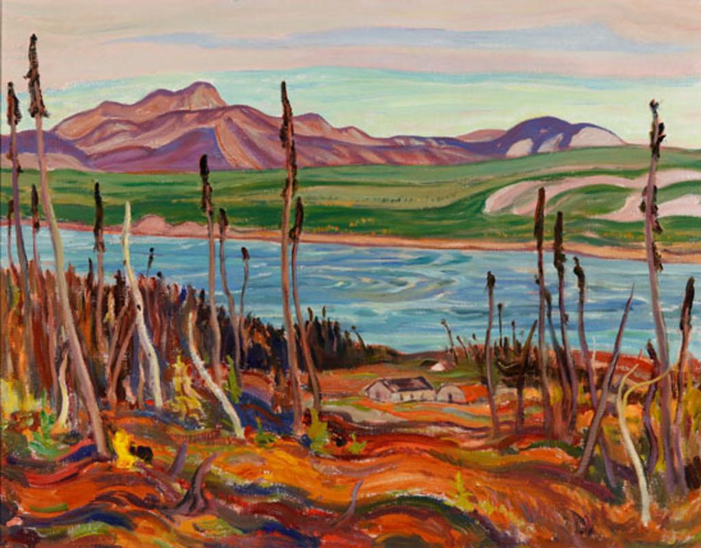Alexander Young (A. Y.) Jackson (1882-1974) - Old Road Camp, Bear River