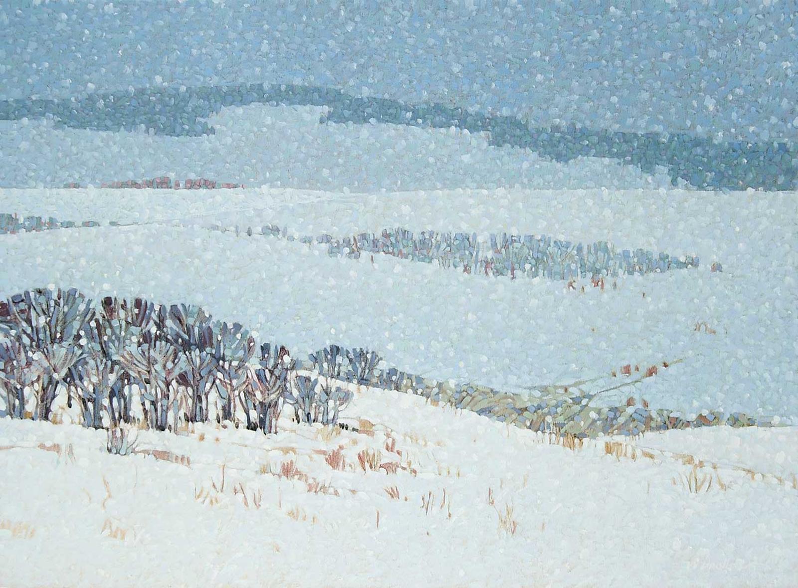 Walter (Drahanchuk) Drohan (1932-2007) - Evening Snow