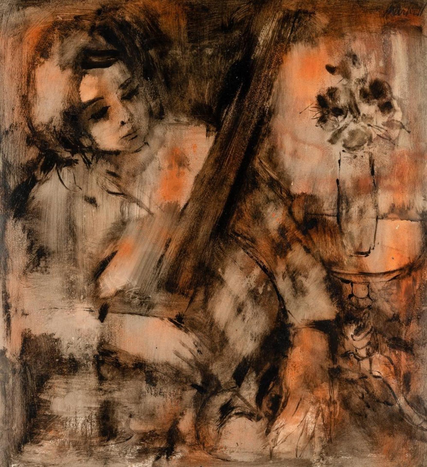 Jack Harold Markell (1919-1979) - Untitled - Young Musician