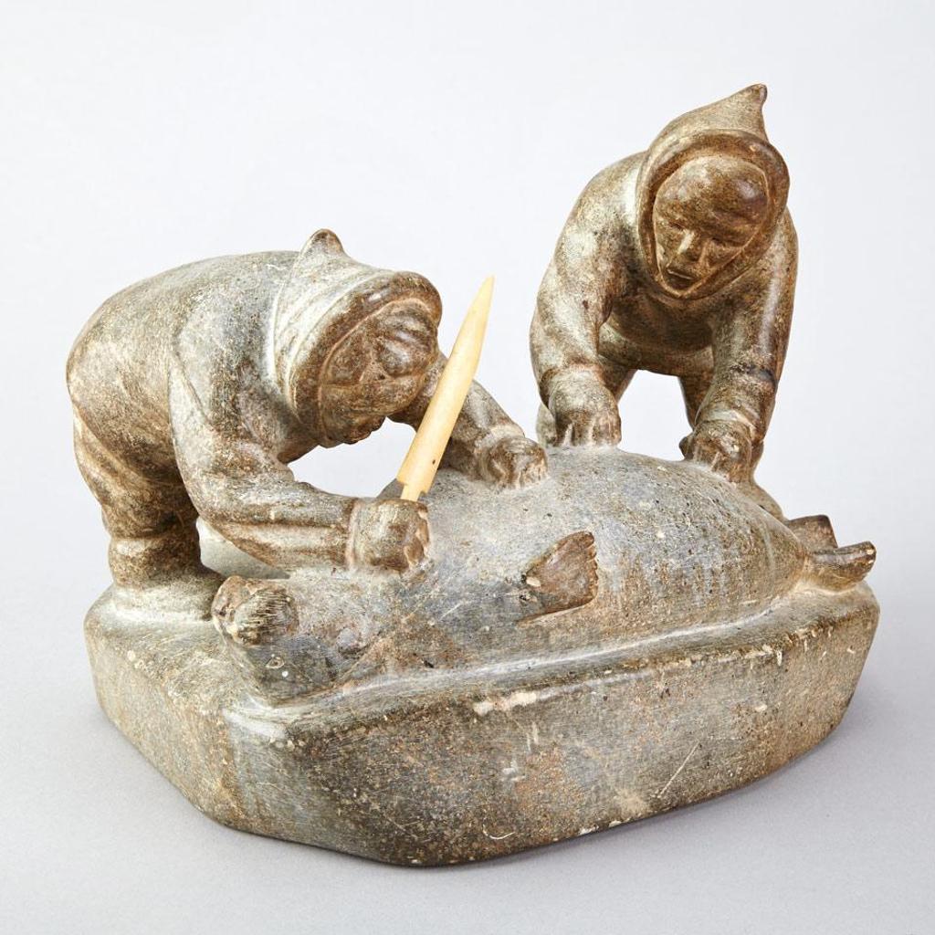 Jimmy Inaarulik Kadyulik (1934) - Men Gutting A Walrus