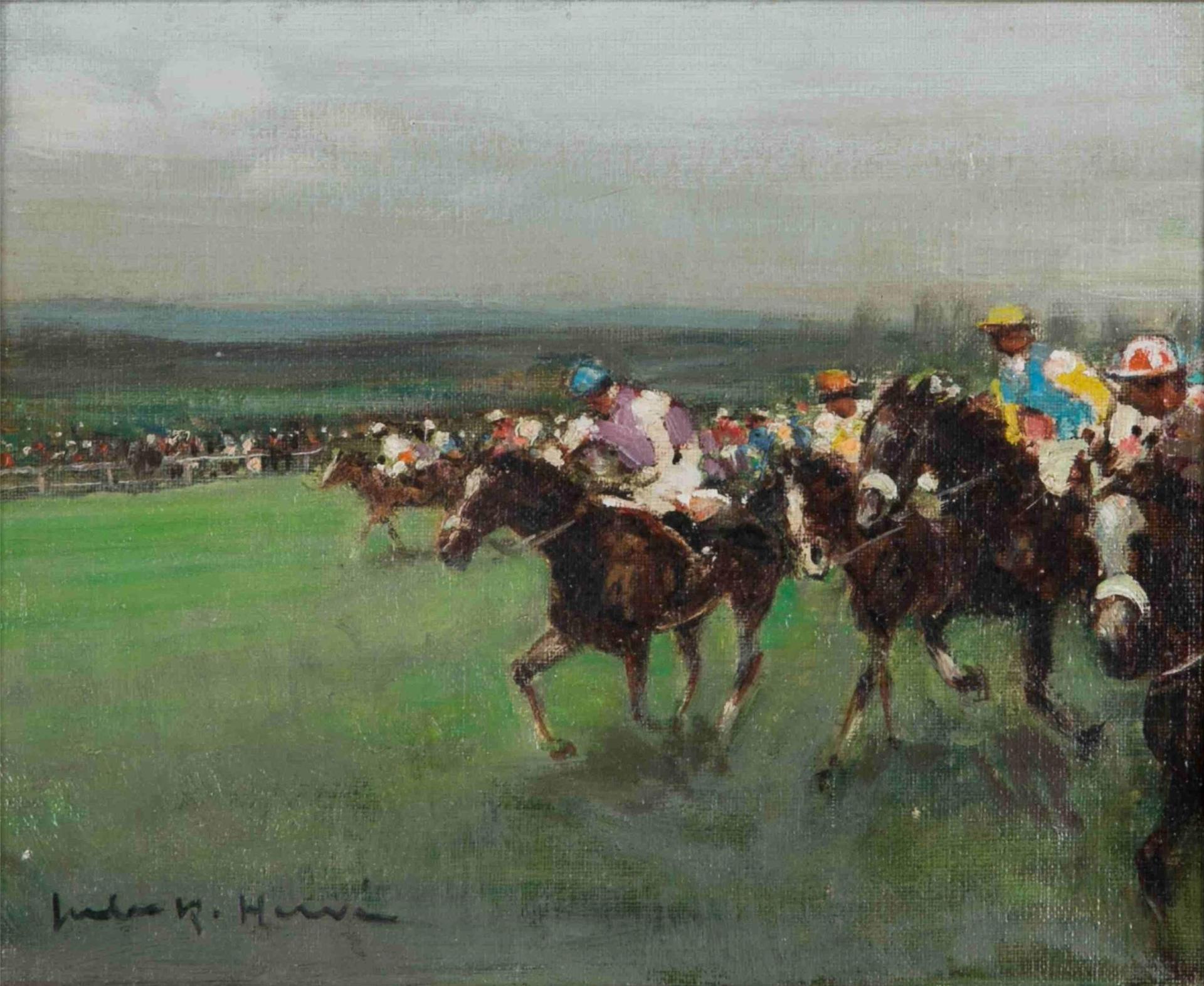 Jules Rene Herve (1887-1981) - Les Courses