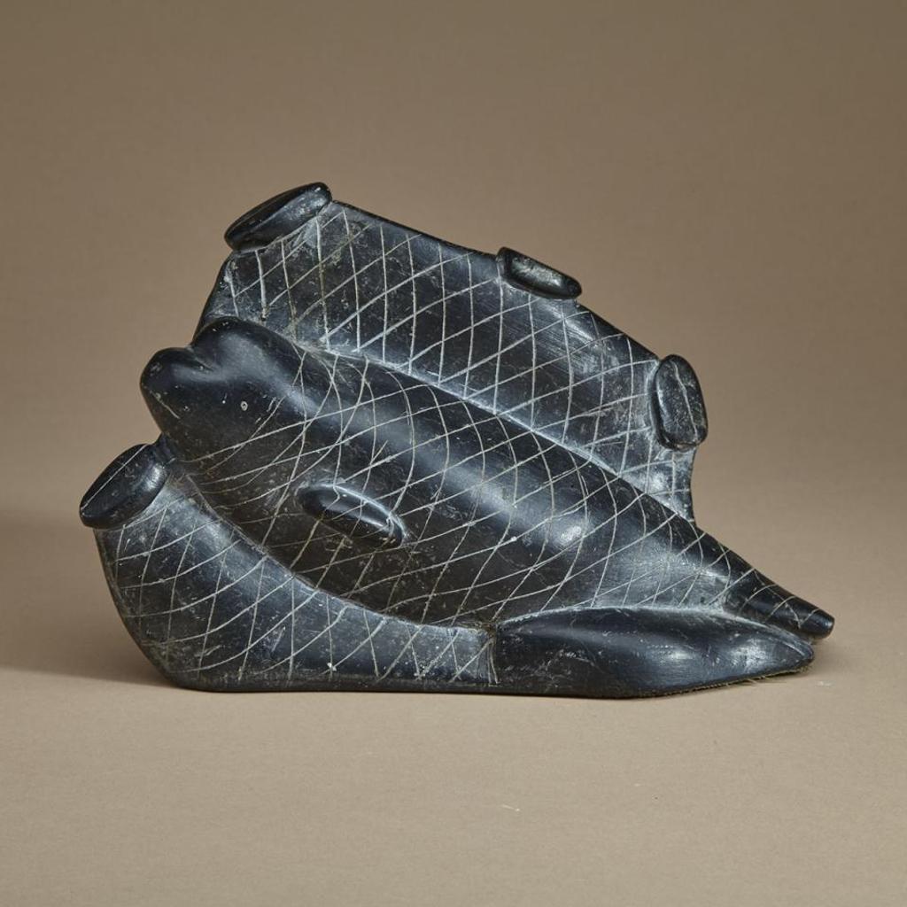 Davidialuk Alasua Amittu (1910-1976) - Whale Caught In Net