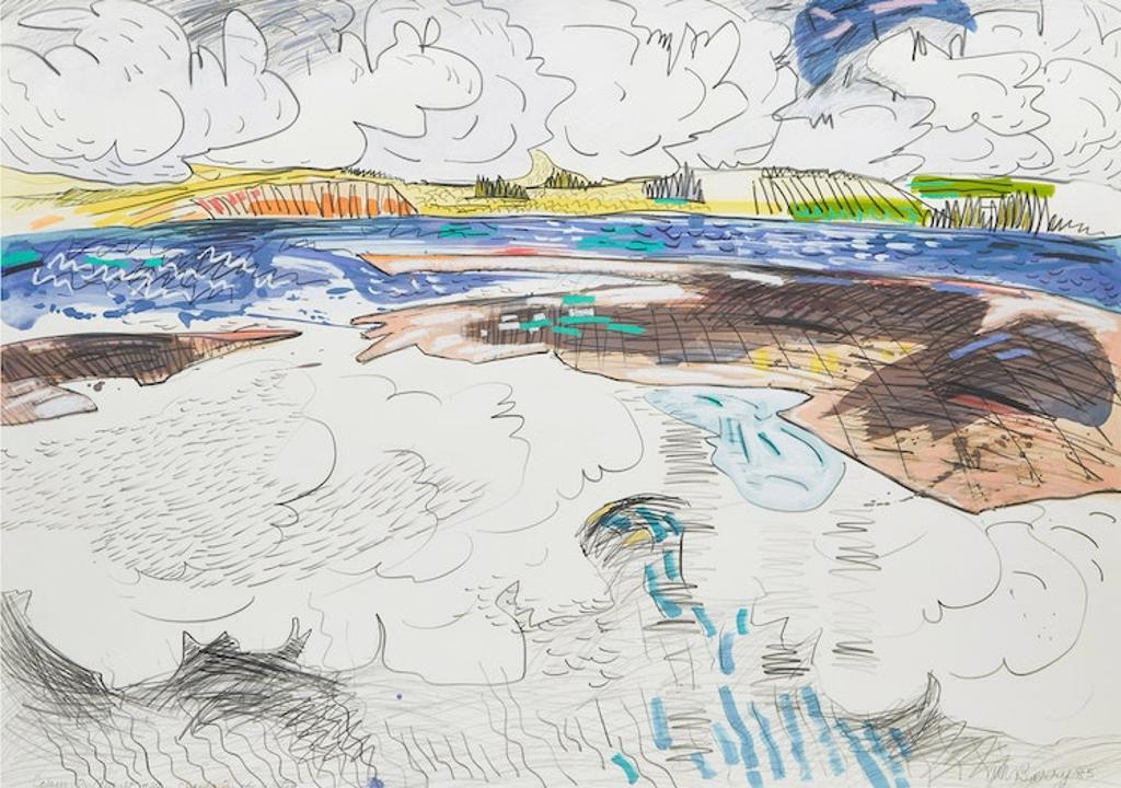 Anne Meredith Barry (1932-2003) - Colour in August #29 - Clouds on the Water