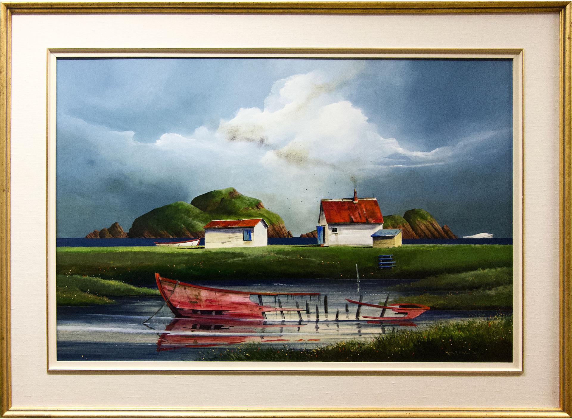 Mark Fletcher (1957) - Boat In The Salt Marsh