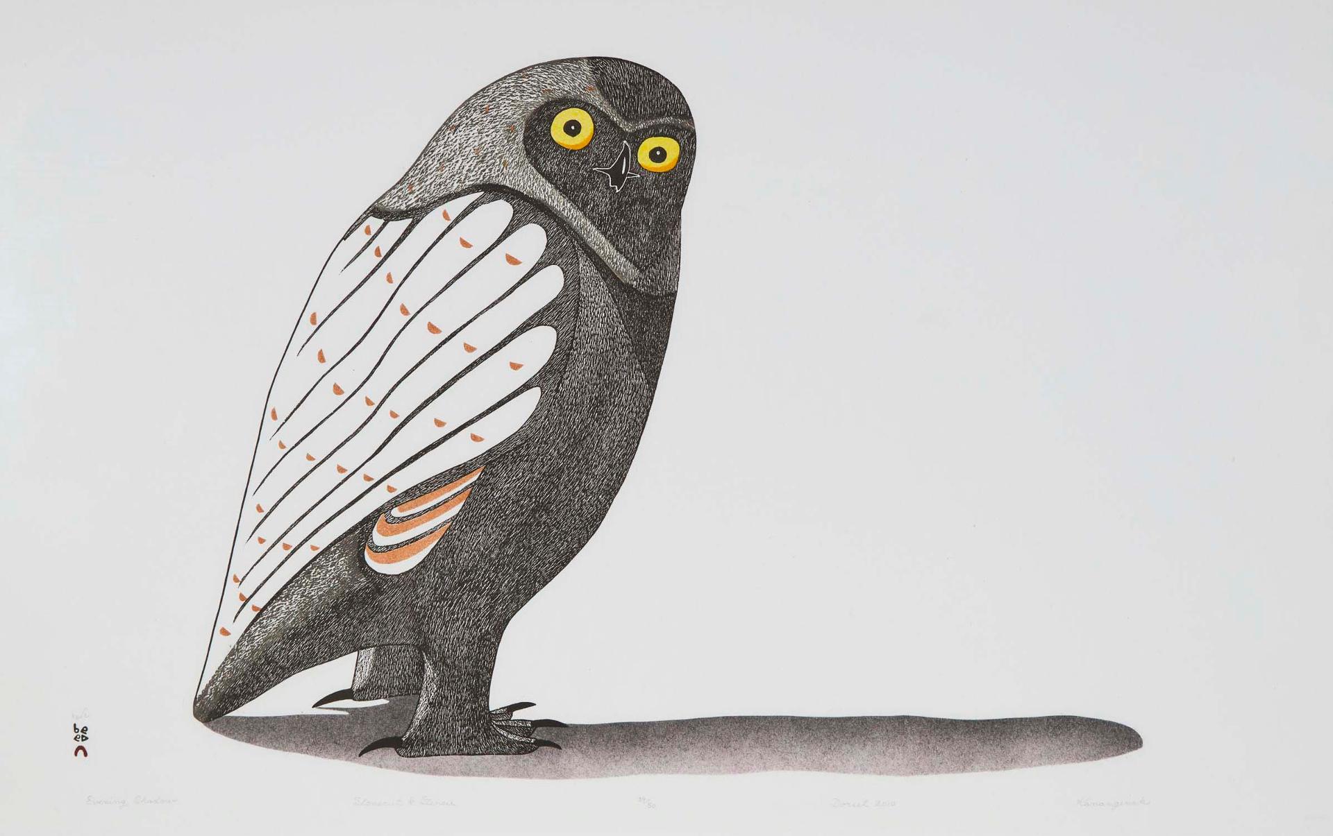 Kananginak Pootoogook (1935-2010) - Evening Shadow, 2010