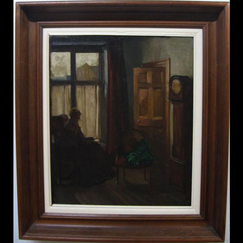 David Alison (1882-1955) - A Quiet Moment