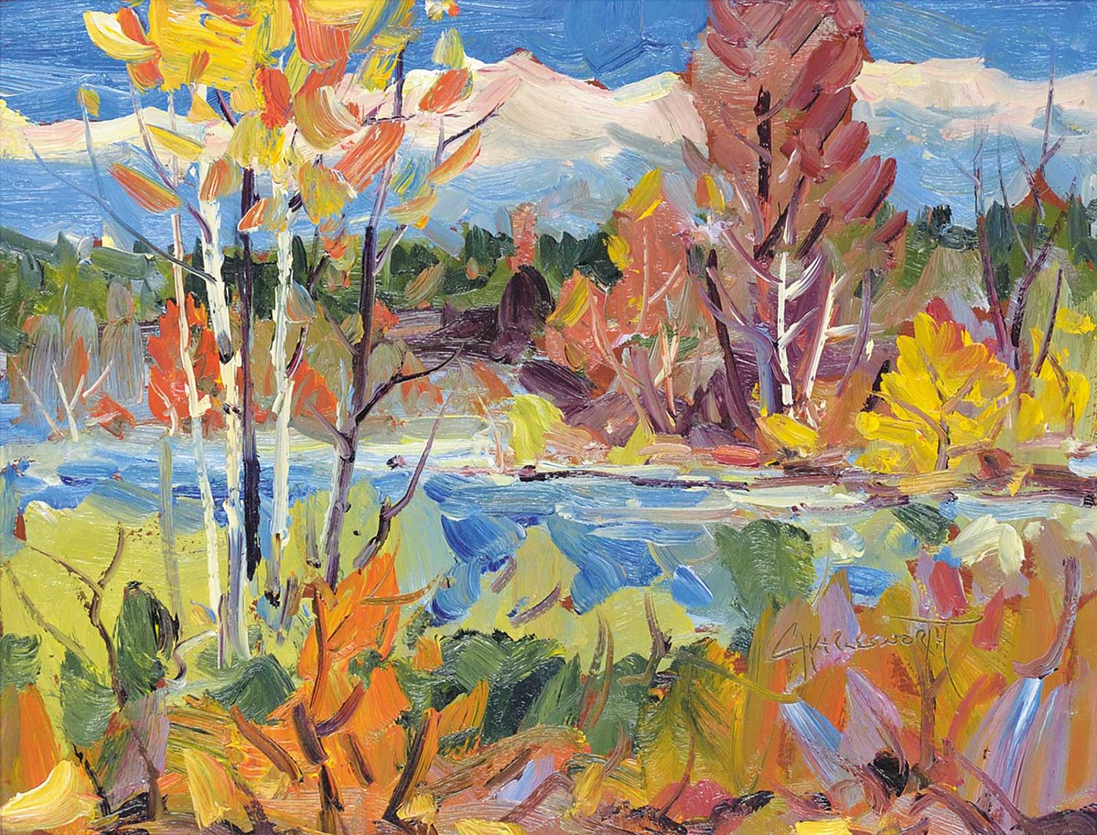 Rod Charlesworth (1955) - Aspens Near Golden