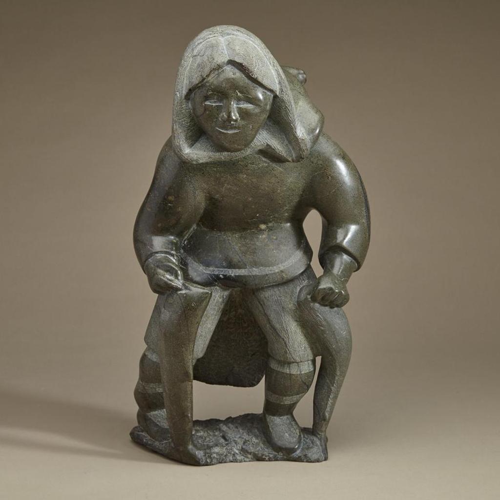 Mosesie Kolola (1930-1985) - Woman Carrying Catch