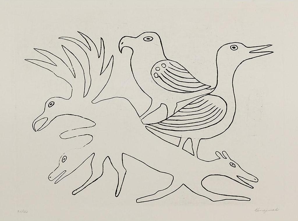 Kenojuak Ashevak (1927-2013) - Untitled
