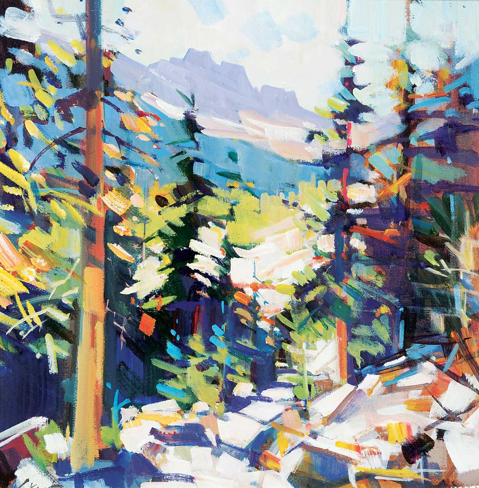 Jim Vest (1939) - Rocky Trail Study - Tonquin Valley