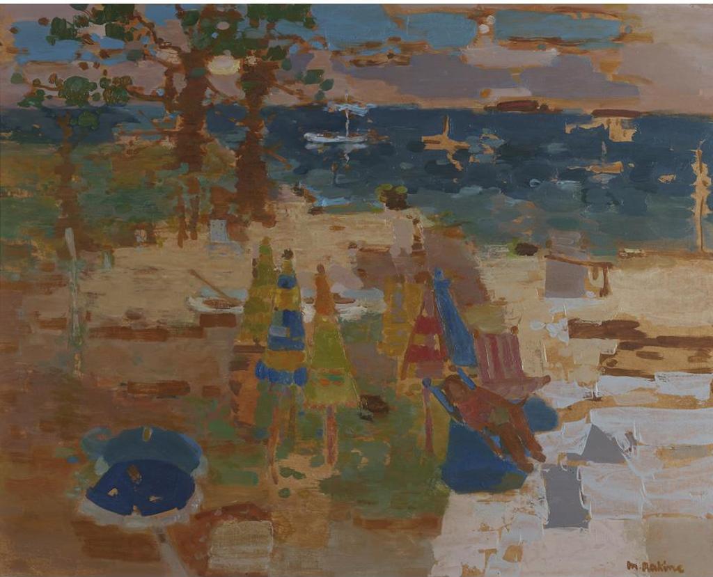 Marthe Rakine (1926-1996) - Beach Scene