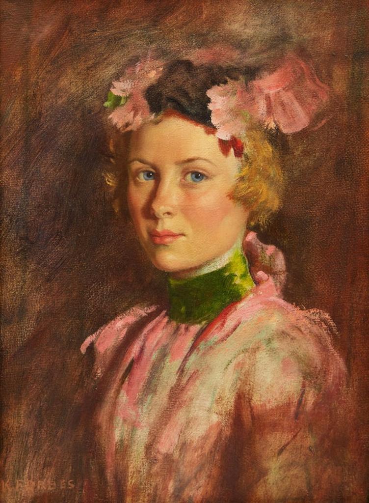 Kenneth Keith Forbes (1892-1980) - Portrait of a Young Girl