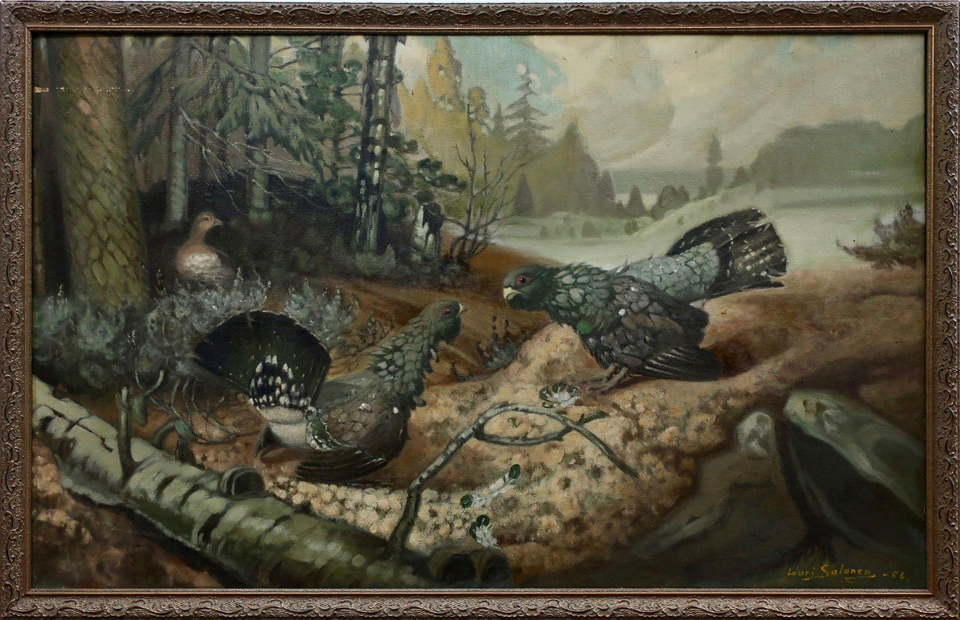 Lauri Salonen - Fighting Pheasants