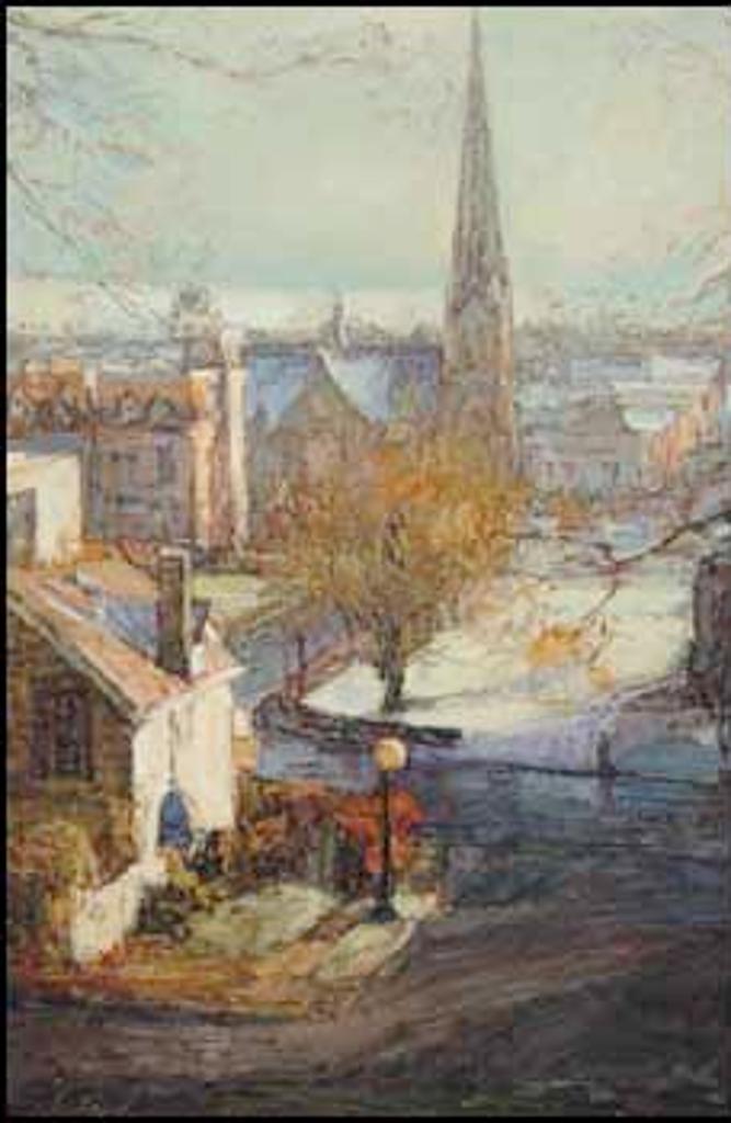 Donald Besco (1941) - Winter Day, Galt, Ontario
