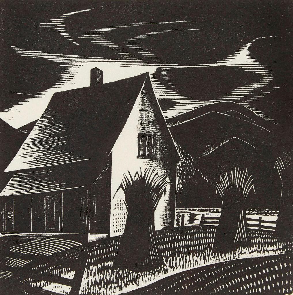 Carl Fellman Schaefer (1903-1995) - Corn Stooks