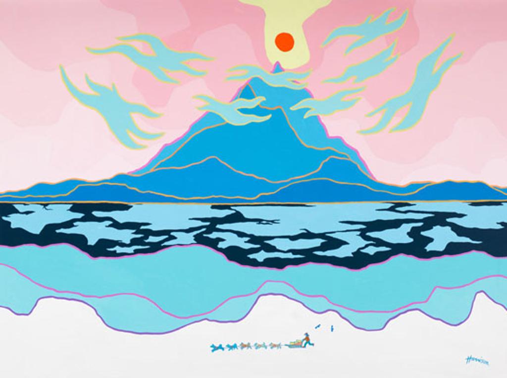 Ted Harrison (1926-2015) - Carcross-Atlin Mail Run
