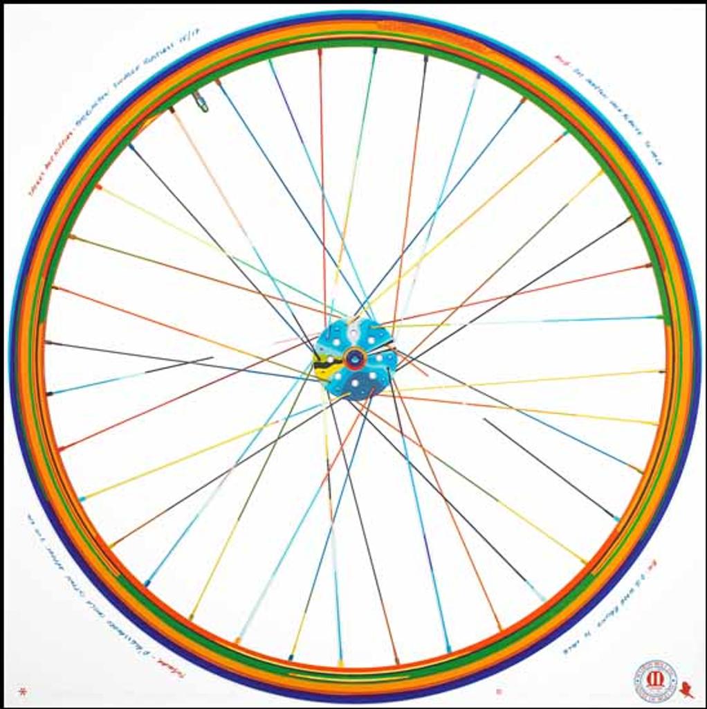 Gregory Richard Curnoe (1936-1992) - Doc Morton, Front Wheel