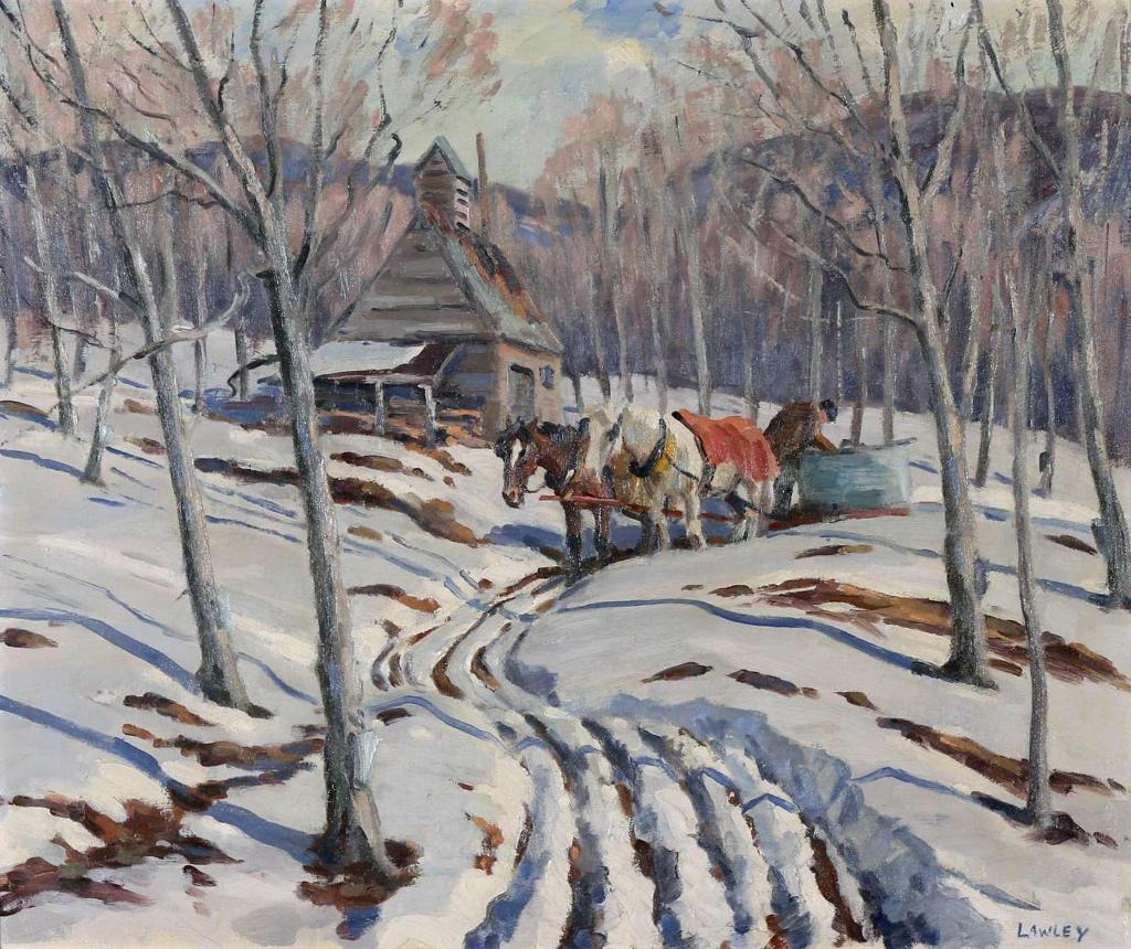 John Douglas Lawley (1906-1971) - Sugaring, Baie St-Paul