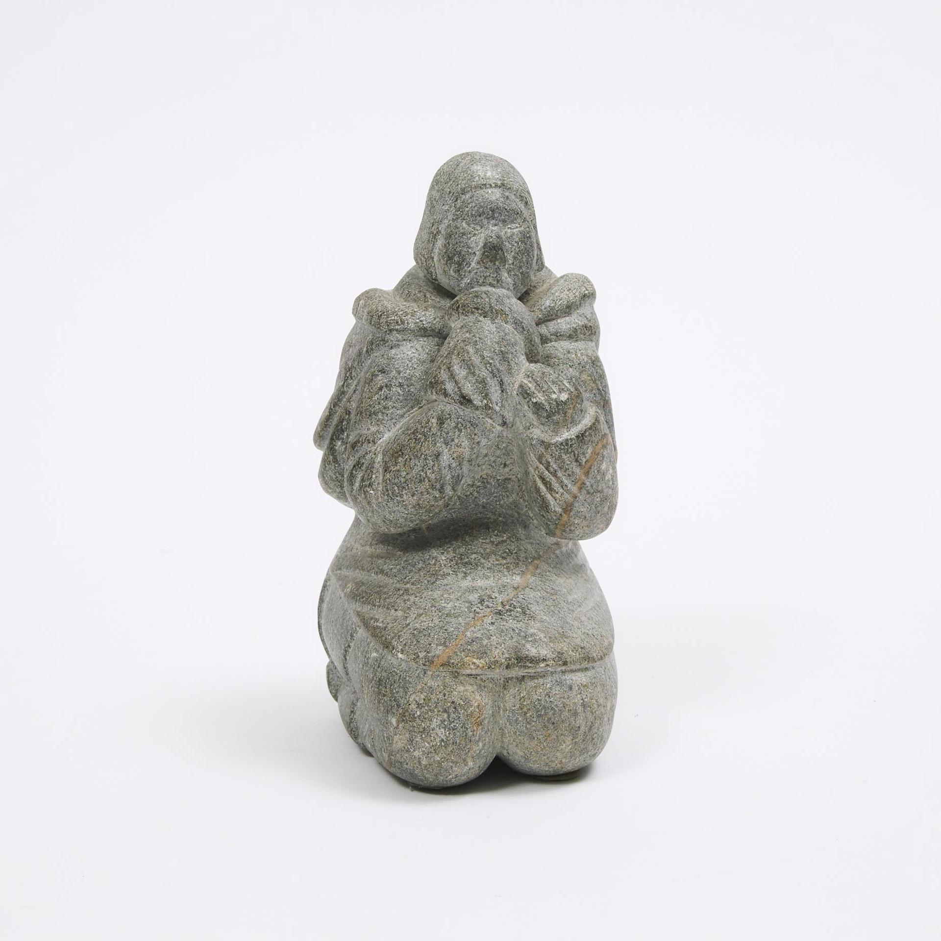 Ani Kidlasik (1907-1965) - Kneeling Woman Working A Mitt