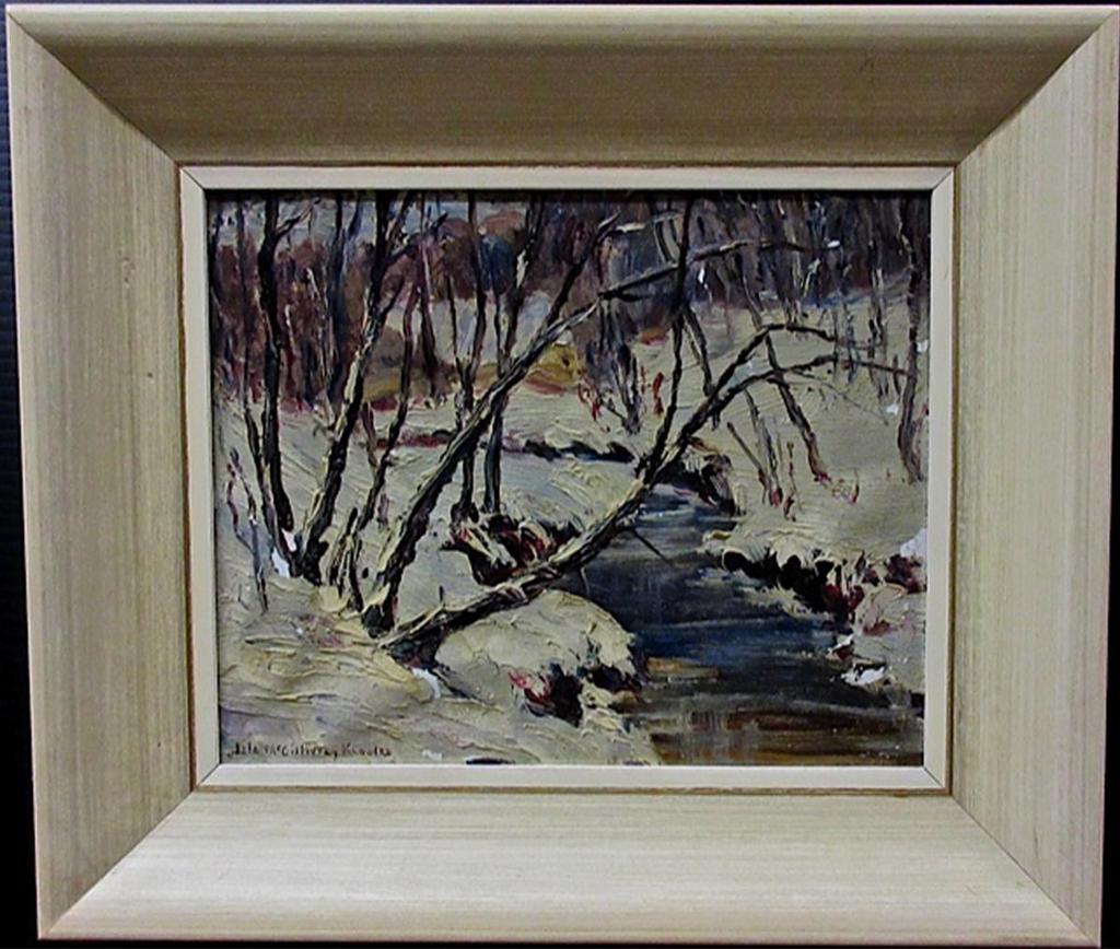 Lila Caroline Mcgillivray Knowles (1886-1967) - Ravine, Alma College, St. Thomas; Untitled (Lone Pine)